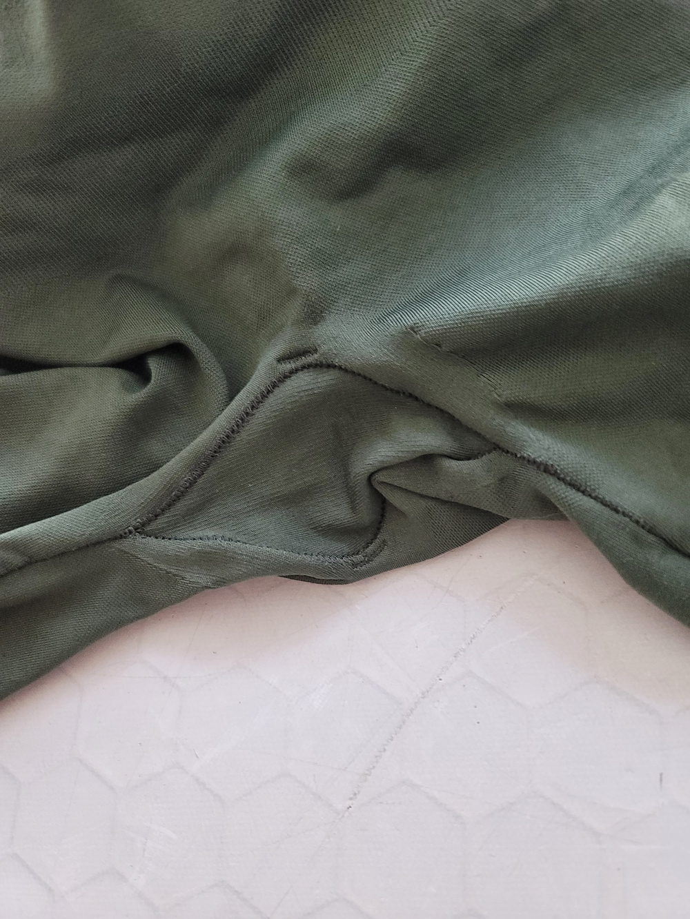 BLANQI Large 2-Pk Athletic Maternity Leggings Olive Green (Cropped) Mauve (7/8) - Picture 7 of 10